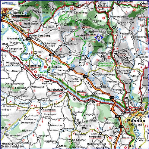 Map Elefantentreffen Thurmansbang Solla