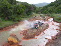 Guado in moto