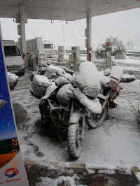 R1150GS ElefantenTreffen sotto la neve